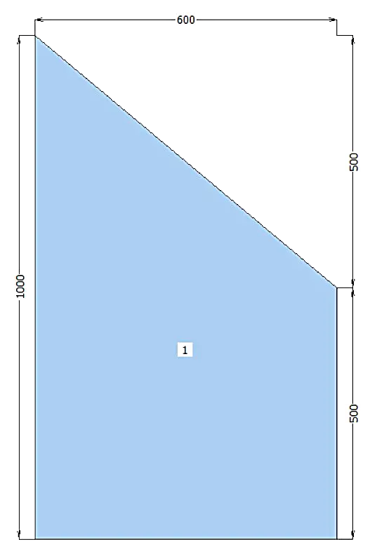 Трапецієподібний склопакет