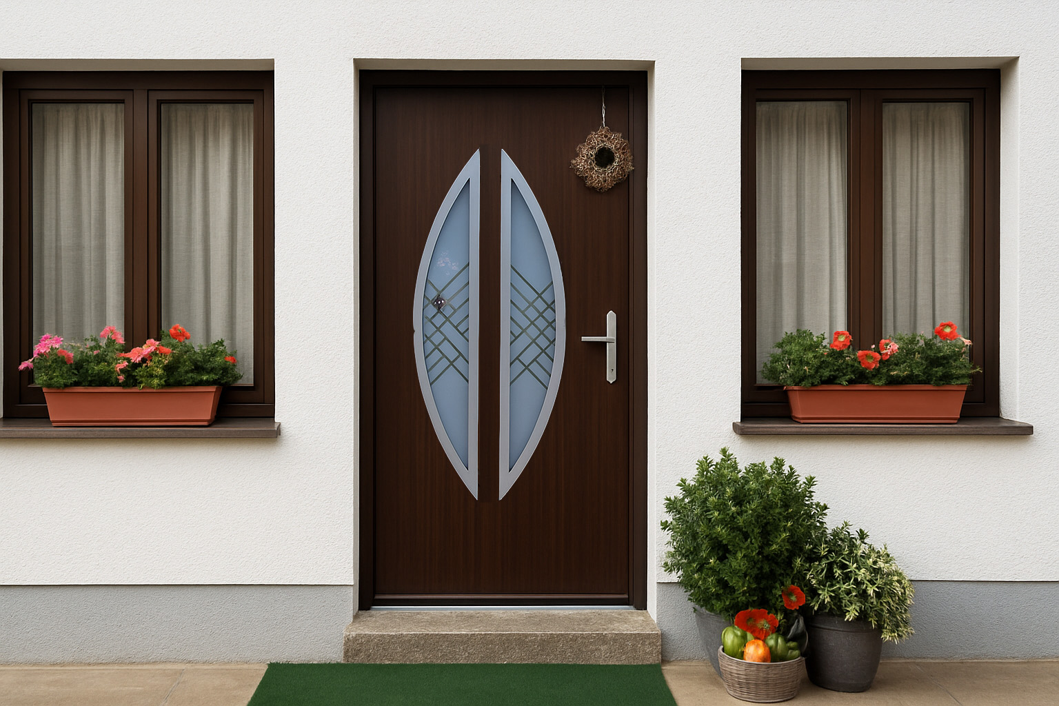 Приклад дизайну двері з HPL-панелью